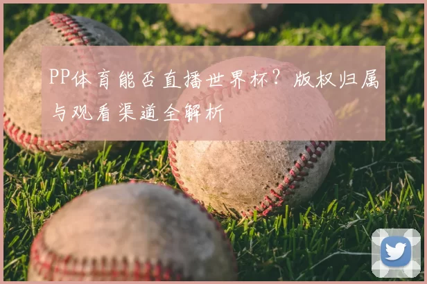 PP体育能否直播世界杯？版权归属与观看渠道全解析